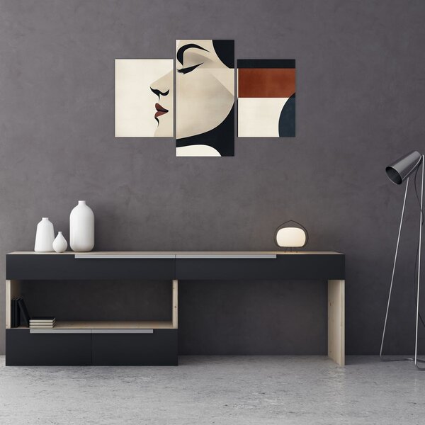 Tablou - Femeie din profil (90x60 cm)