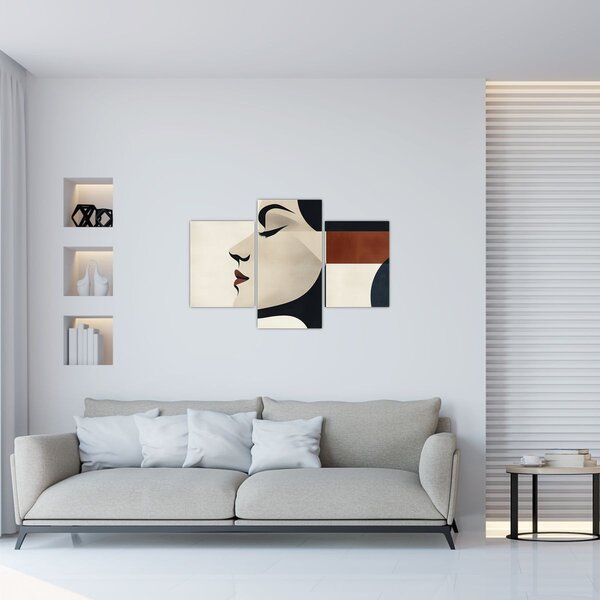 Tablou - Femeie din profil (90x60 cm)