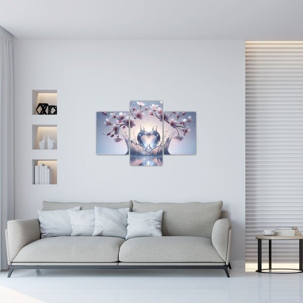 Tablou - Inimă de diamant (90x60 cm)