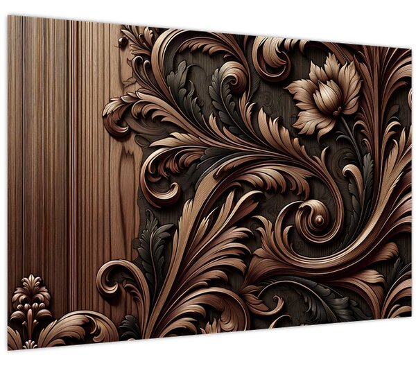 Tablou - Model din lemn (90x60 cm)