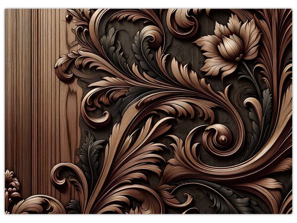 Tablou - Model din lemn (70x50 cm)