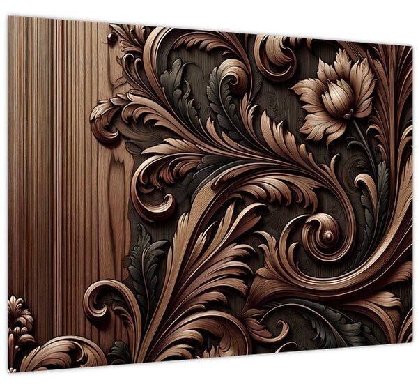 Tablou - Model din lemn (70x50 cm)