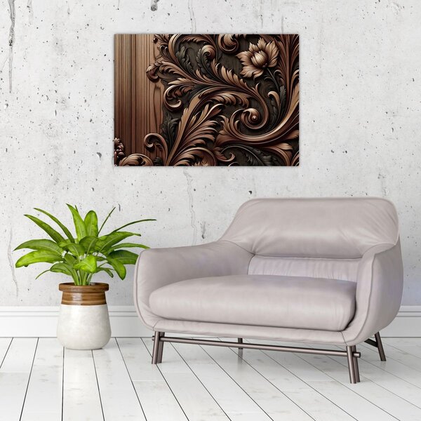 Tablou - Model din lemn (70x50 cm)