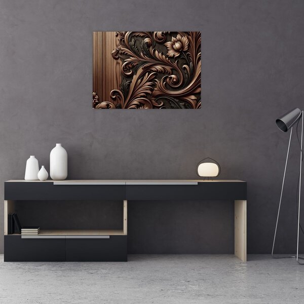 Tablou - Model din lemn (70x50 cm)