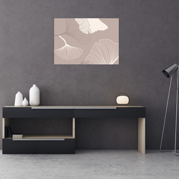 Tablou - Frunze bej N⁰1 (70x50 cm)