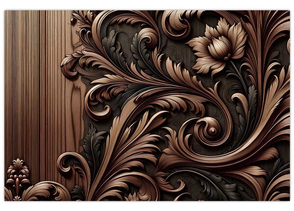 Tablou - Model din lemn (90x60 cm)