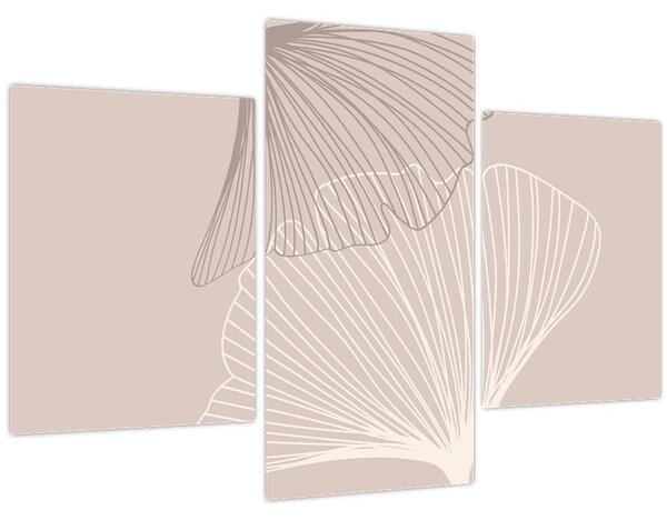 Tablou - Frunze bej N⁰2 (90x60 cm)