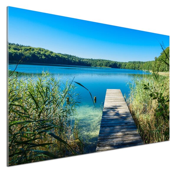 Panou perete bucătărie Pier pe lac