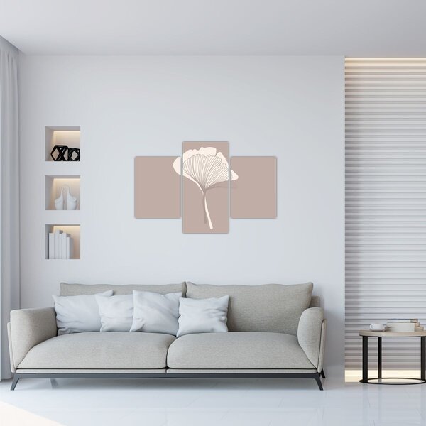 Tablou - Frunze bej N⁰3 (90x60 cm)