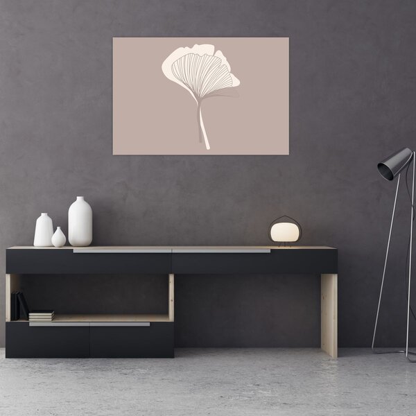Tablou - Frunze bej N⁰3 (90x60 cm)