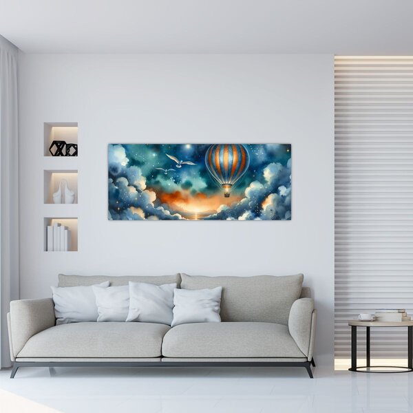 Tablou - Zbor sub cerul nopții (120x50 cm)