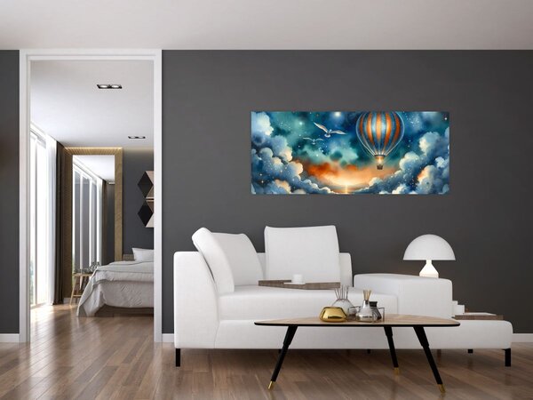 Tablou - Zbor sub cerul nopții (120x50 cm)