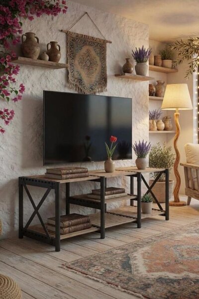 TV Unit Shelf - Black