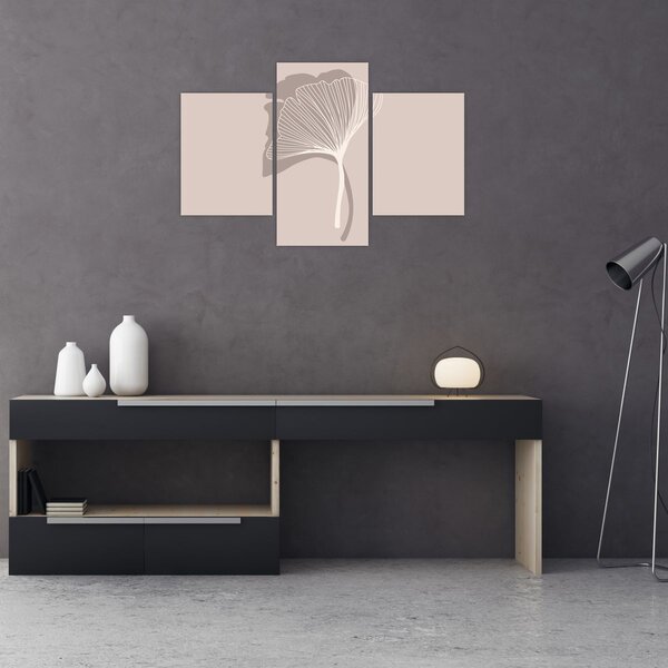 Tablou - Frunze bej N⁰4 (90x60 cm)
