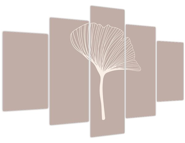 Tablou - Frunze bej N⁰5 (150x105 cm)