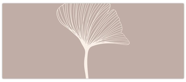 Tablou - Frunze bej N⁰5 (120x50 cm)