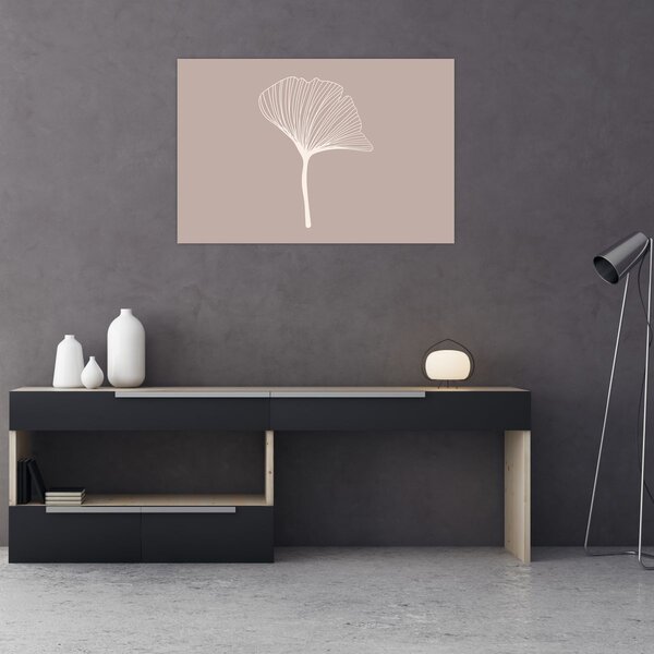 Tablou - Frunze bej N⁰5 (90x60 cm)