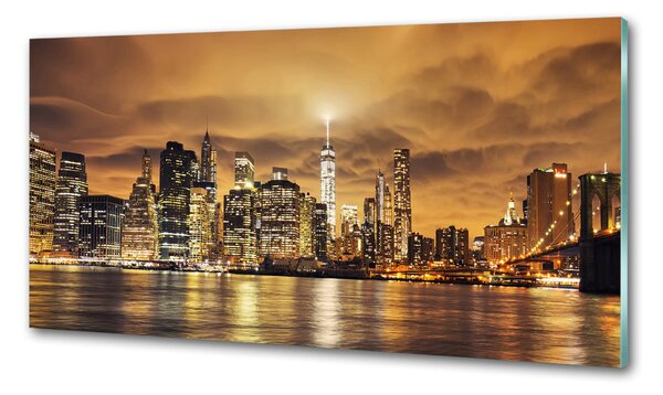 Sticlă printata bucătărie Manhattan New York City