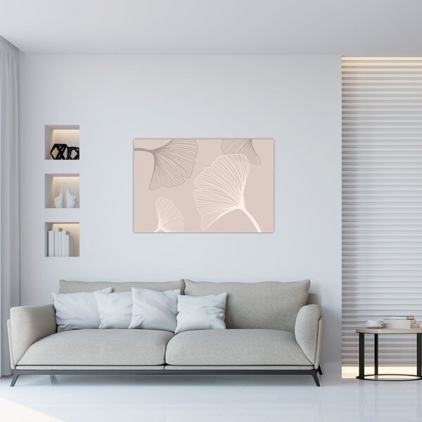 Tablou - Frunze bej N⁰6 (90x60 cm)