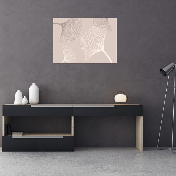 Tablou - Frunze bej N⁰6 (70x50 cm)