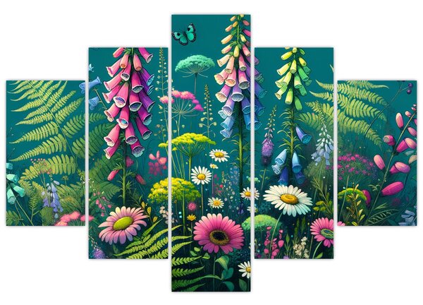 Tablou - Flori de câmp (150x105 cm)