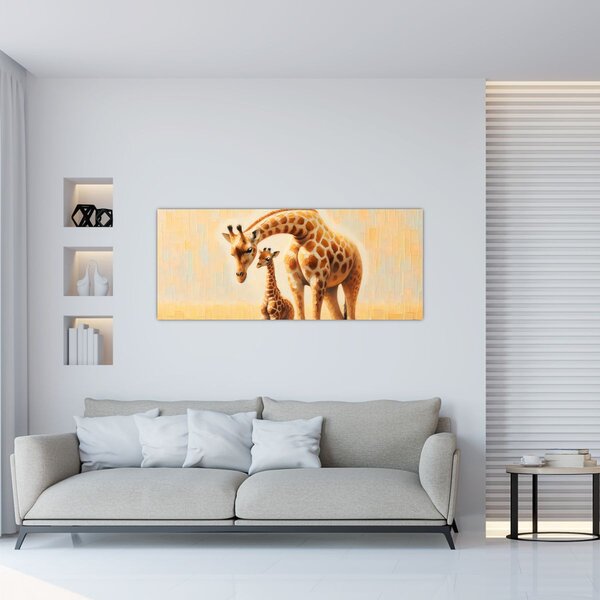 Tablou - Girafe (120x50 cm)