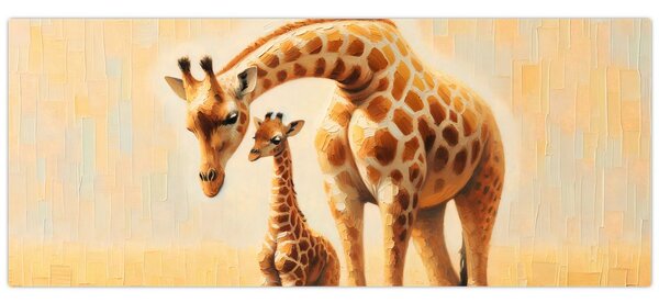 Tablou - Girafe (120x50 cm)