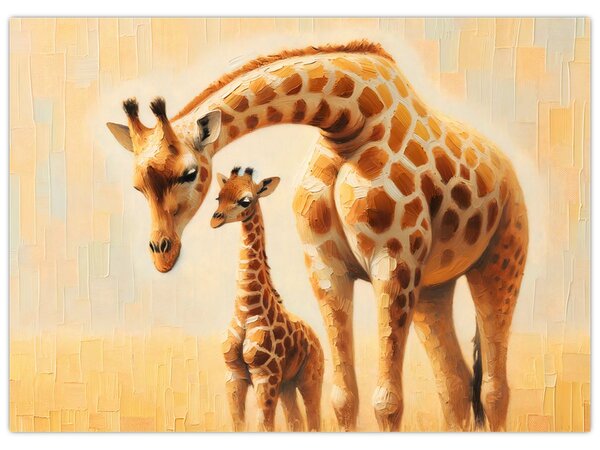 Tablou - Girafe (70x50 cm)