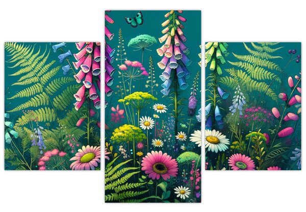 Tablou - Flori de câmp (90x60 cm)