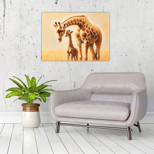 Tablou - Girafe (70x50 cm)