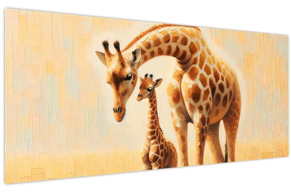 Tablou - Girafe (120x50 cm)