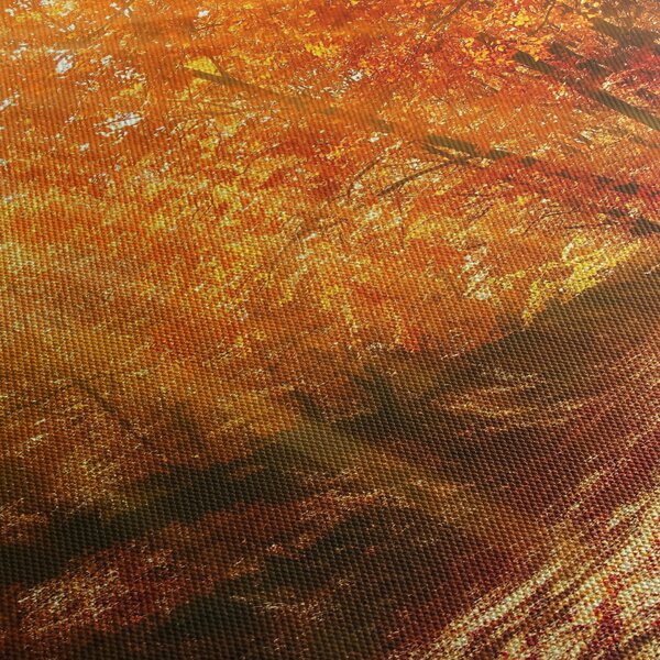Tablou cu pădurea în toamnă (90x60 cm)