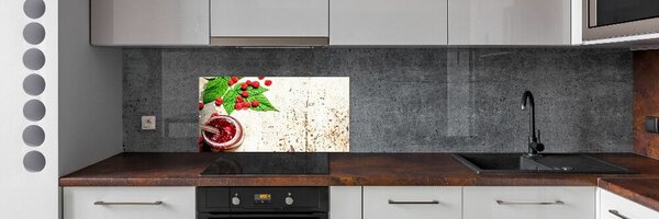 Panou de bucătărie gem de zmeură