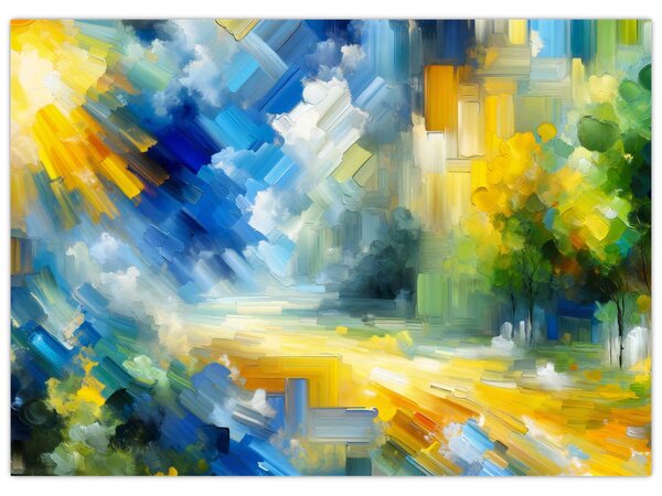 Tablou - Zi însorită abstractă (70x50 cm)