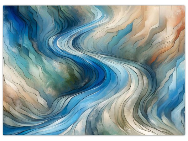 Tablou - Curent abstract (70x50 cm)