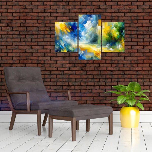 Tablou - Zi însorită abstractă (90x60 cm)
