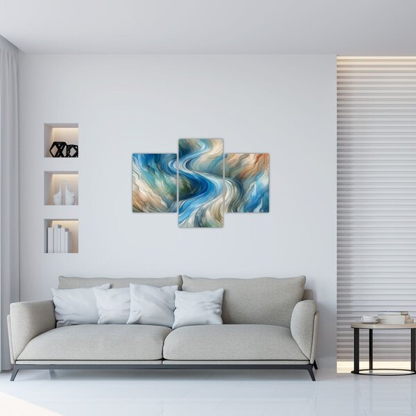 Tablou - Curent abstract (90x60 cm)