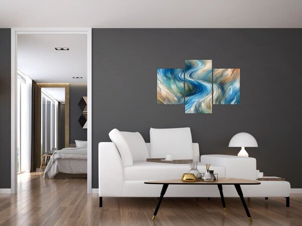 Tablou - Curent abstract (90x60 cm)