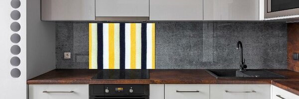 Sticlă pentru bucătărie fundal Striped