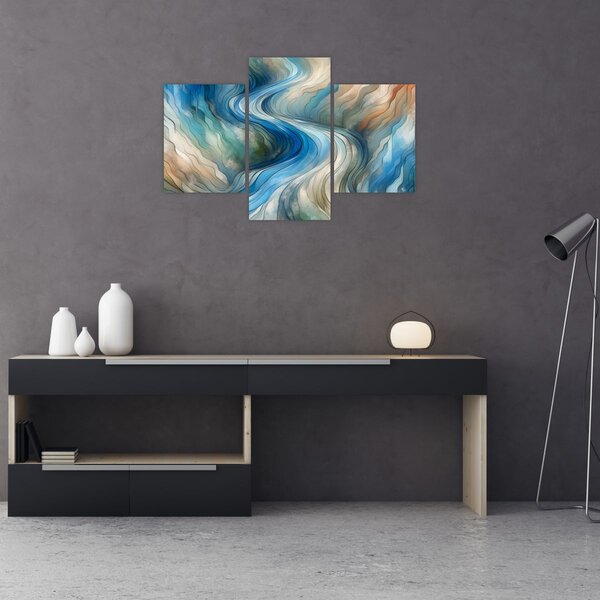 Tablou - Curent abstract (90x60 cm)