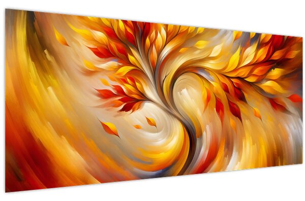 Tablou - Copac de toamnă (120x50 cm)