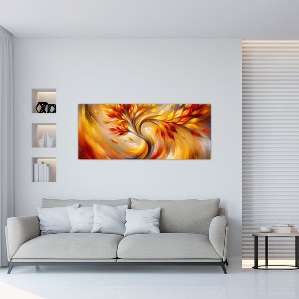 Tablou - Copac de toamnă (120x50 cm)