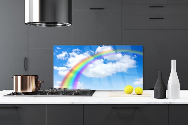 Panou sticla bucatarie Rainbow Natura Multi