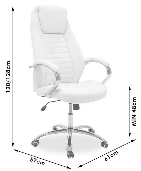 Scaun de birou manager Sonar, 57x61x120 cm