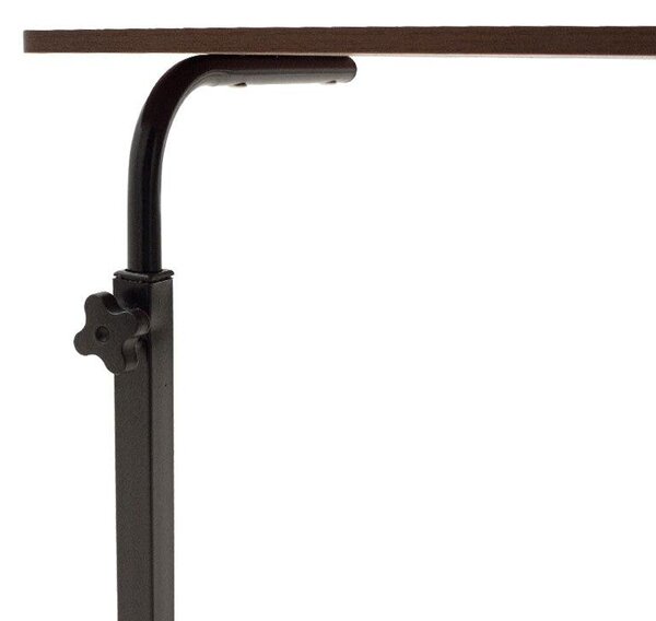 Birou ajustabil, model Piper, Natural - Stejar, 60x69-90x40 cm