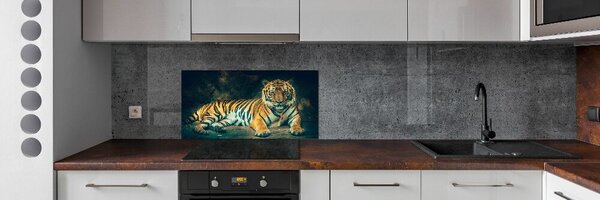 Sticlă bucătărie Tiger Cave