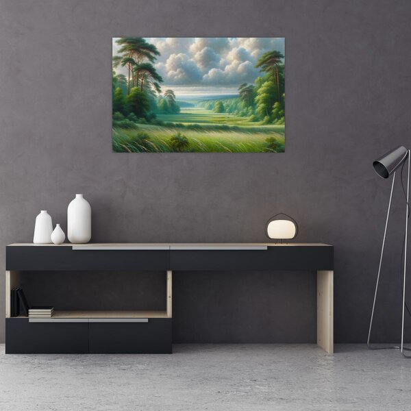 Tablou - Peisaj verde (90x60 cm)