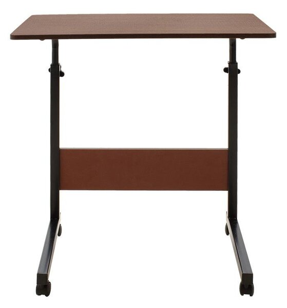 Birou ajustabil, model Piper, Natural - Stejar, 60x69-90x40 cm