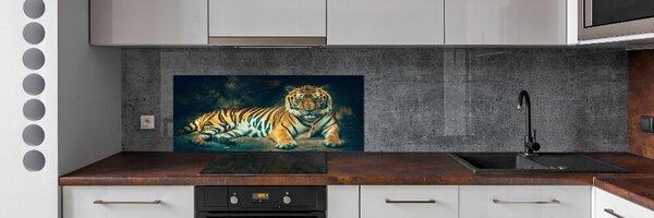Sticlă bucătărie Tiger Cave