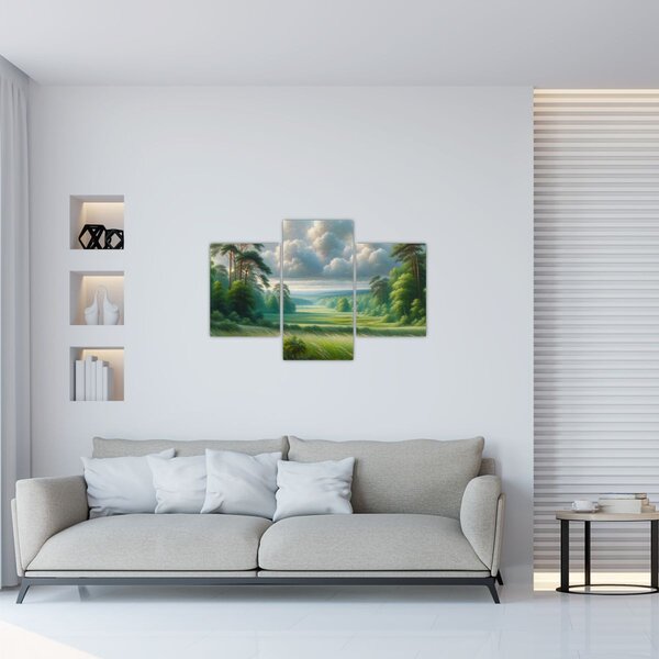 Tablou - Peisaj verde (90x60 cm)